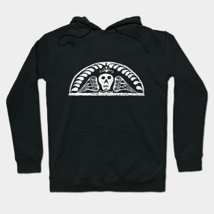 Death's Head Skull Gravestone Rubbing 02 Hoodie